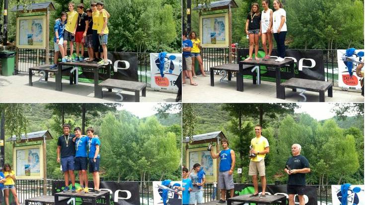 Beti Bustiko infantilak lan ona eginda itzuli dira Espainiako Slalom kopatik