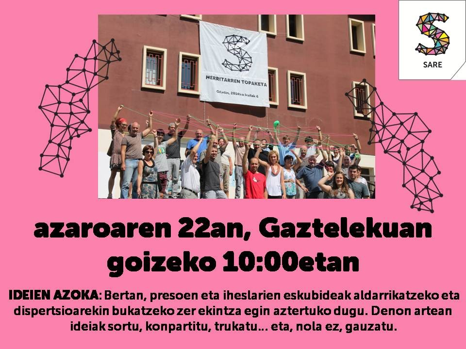 IDEIEN AZOKA

Azaroaren 22an, Gaztelekuan, goize