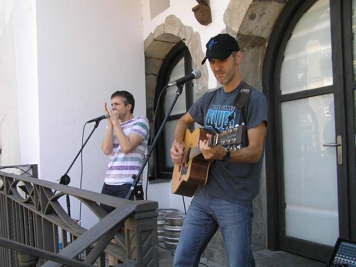 Hondarribiko blues jaialdirako berotzen