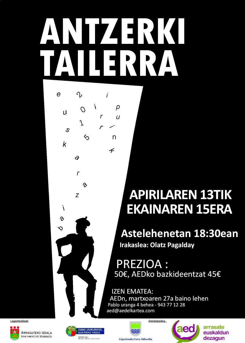 Antzerki tailerra antolatu dugu