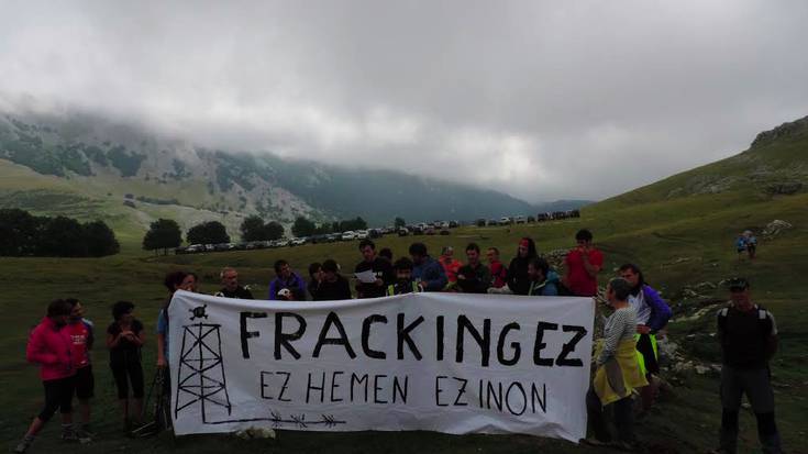 Fracking-aren kontrako "beste pausu bat", Urbian