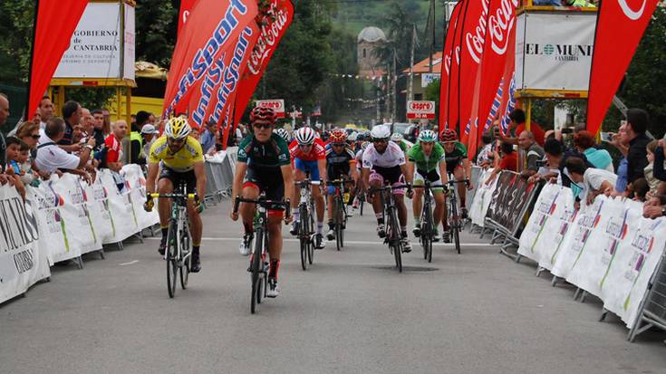 Mikel Aristi bergararra Kantabriako itzuliko lider, bigarren etapa irabazi ostean