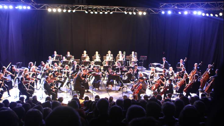 Euskadiko Orkestra Sinfonikoak liluratuta utzi zituen ikusleak Bergaran
