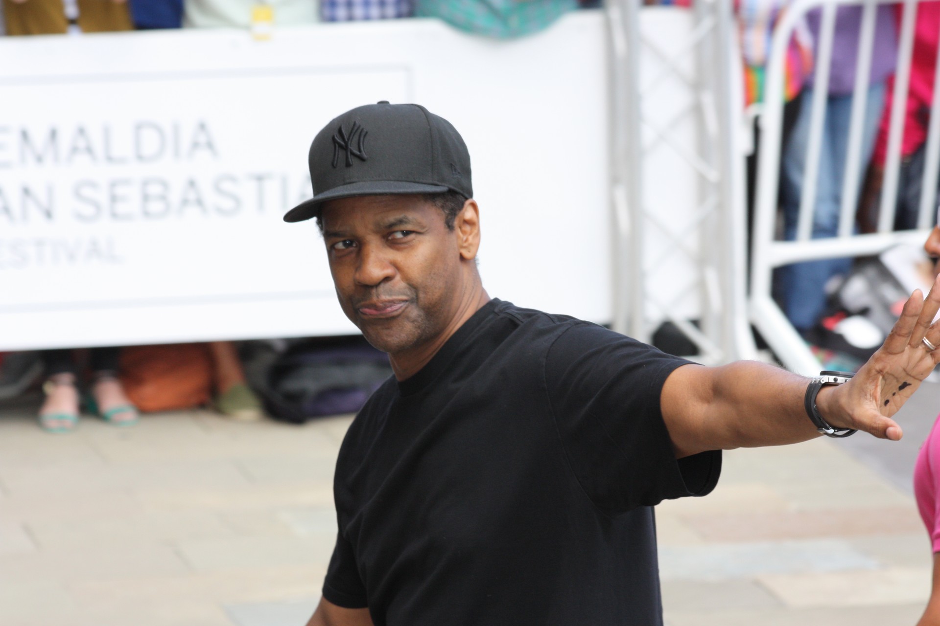 Iritsi da Denzel Washington Donostiara