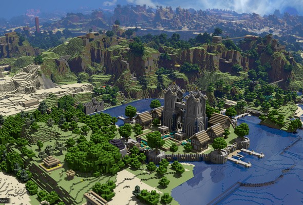 Minecraft zerbitzaria abiatu gura dute, euskaraz