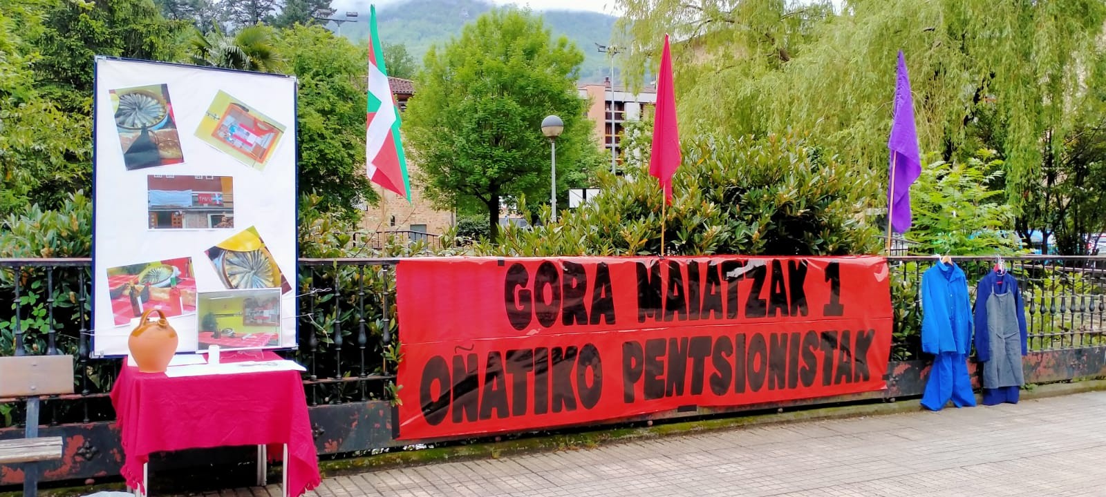 Maiatzak 1 izan dute gogoan Oñatiko pentsiodunek