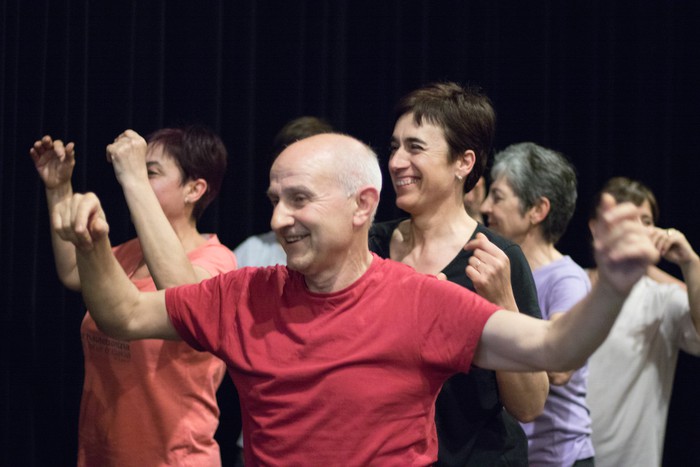 Jendea gustura Gerard Godon soinujole frantziarrarekin domekan egindako Herrixa Dantzan saioarekin - 15