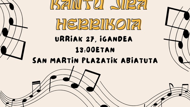 KANTATU NAHI? BADATOR BERRIZ BERGARA KANTUAN EKIMENA