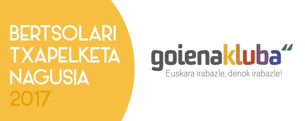 Bertsolari txapelketa nagusia Goiena Klubean!