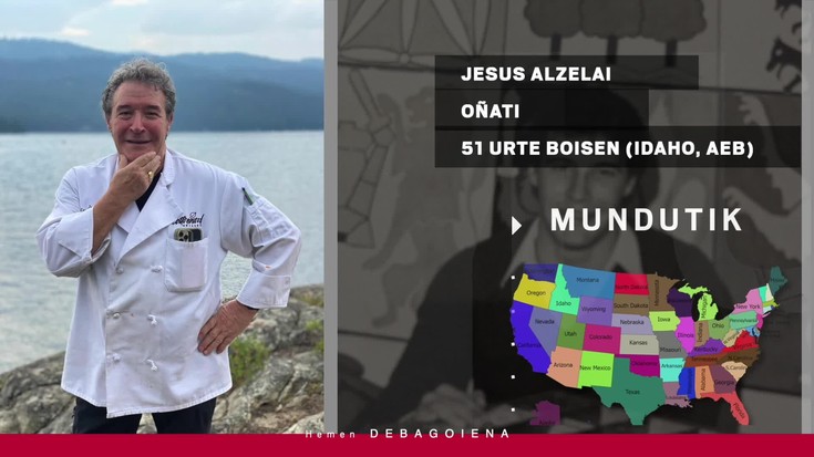 'Hemen Debagoiena': Jesus Alzelai oñatiarrak 51 urte daramatza AEBetan, eta Boiseko Euskal Etxean ikasi zuen euskaraz