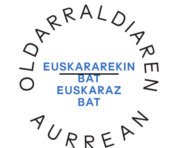 Oldarradiaren aurrean Euskararekin bat, euskaraz bat