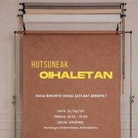 'Hutsuneak oihaletan' proiektuaren aurkezpena