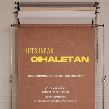 'Hutsuneak oihaletan' proiektuaren aurkezpena