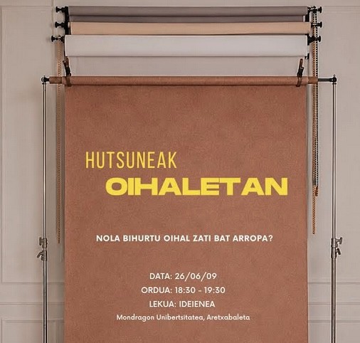 'Hutsuneak oihaletan' proiektuaren aurkezpena