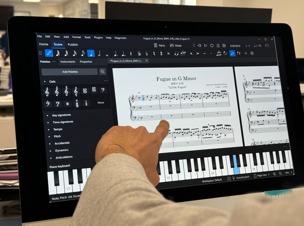Musescore programaren ikastaroa, otsailaren 5ean hasita