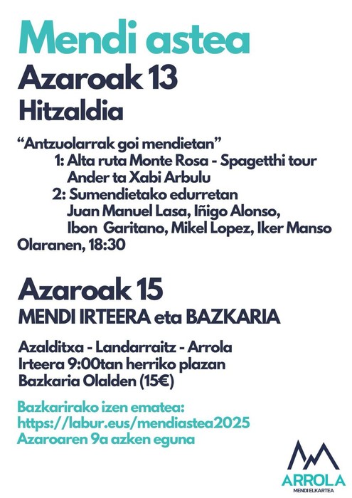 Antzuolarrak goi mendietan