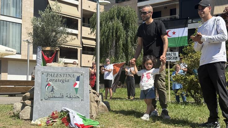 Oñatik Palestina lorategia du gaurtik