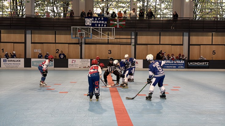 Partidu bat irabazita hasi du Espainiako liga Burdiñolako alebinen taldeak