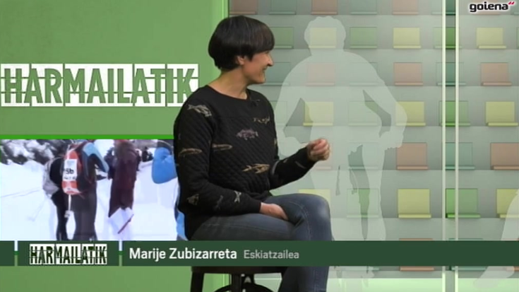 Marije Zubizarreta eta Lukene Igartua 'Harmailatik' saioan