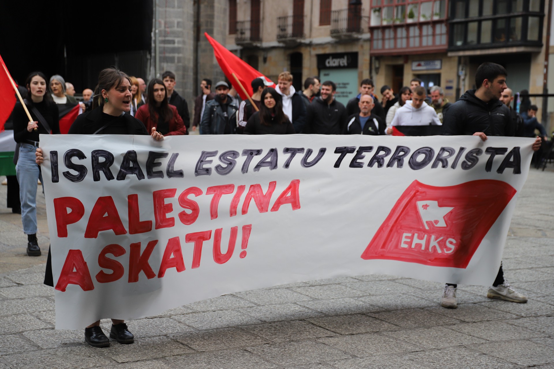 "Palestinarren alde kaleak hartzeko unea da", aldarrikatu du Kontseilu Sozialistak