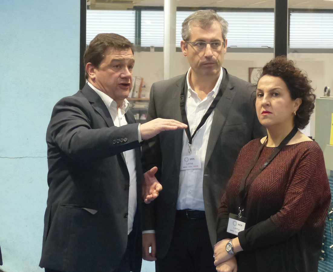 MEK Lema enpresaren lehiakortasuna nabarmendu du Markel Olano ahaldun nagusiak, Elgetan