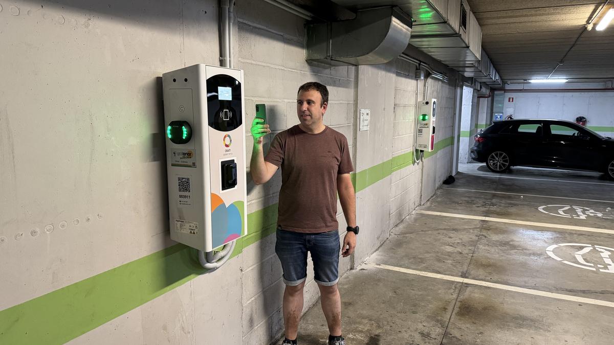 Auto elektrikoendako zortzi kargagailu jarri ditu Oñatiko Udalak