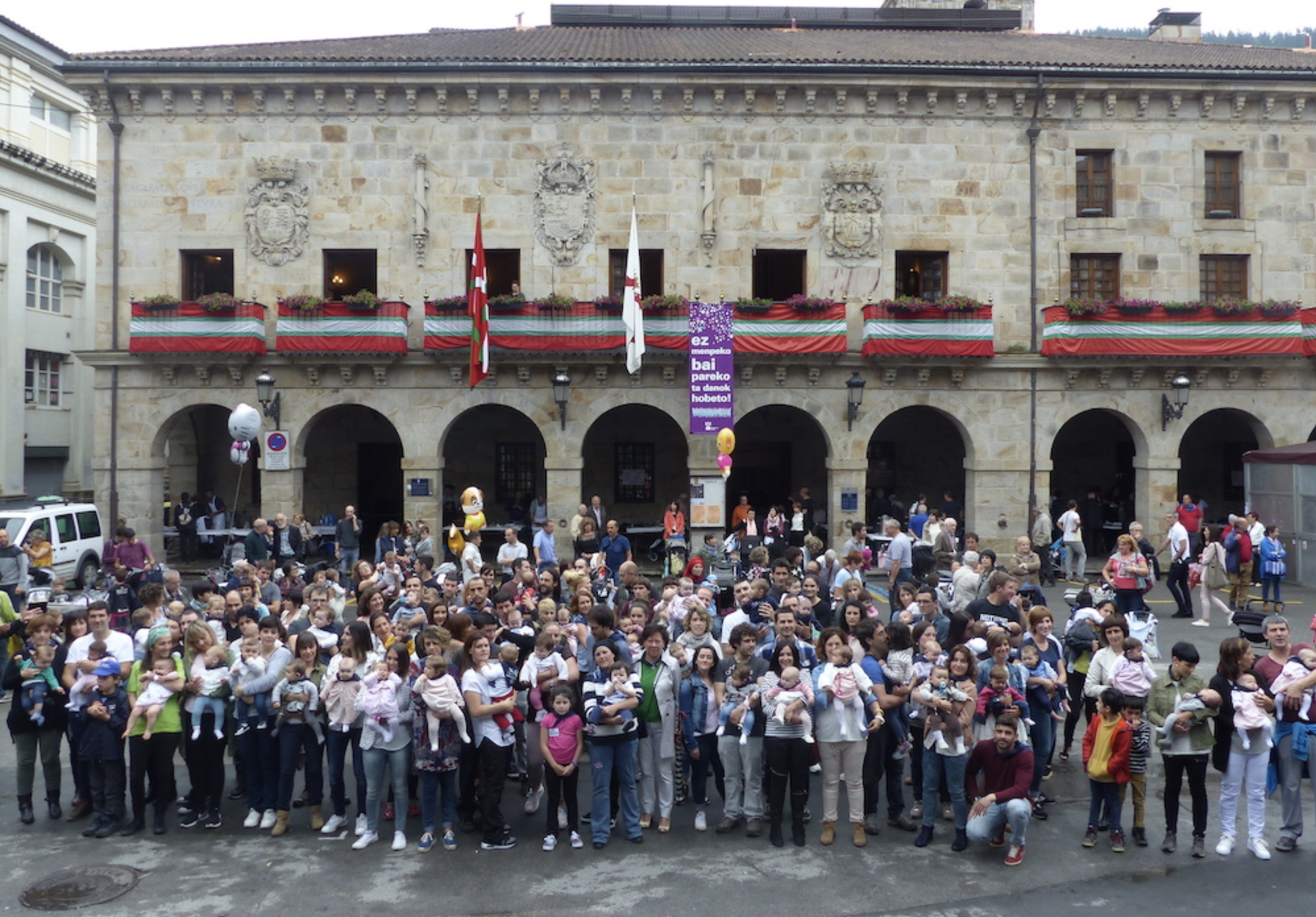 80 jaioberriri egingo diete ongietorria zapatuan
