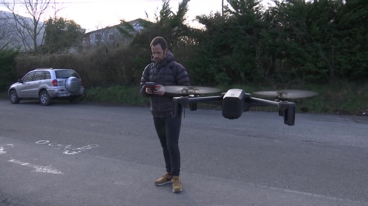 Iñaki Uribetxeberriak dronarekin grabatutako irudiak