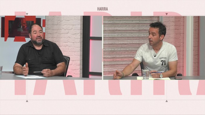 Ur-eskasia, etxebizitza eta parke eolikoen proiektuak Aramaiori eskainitako saioan