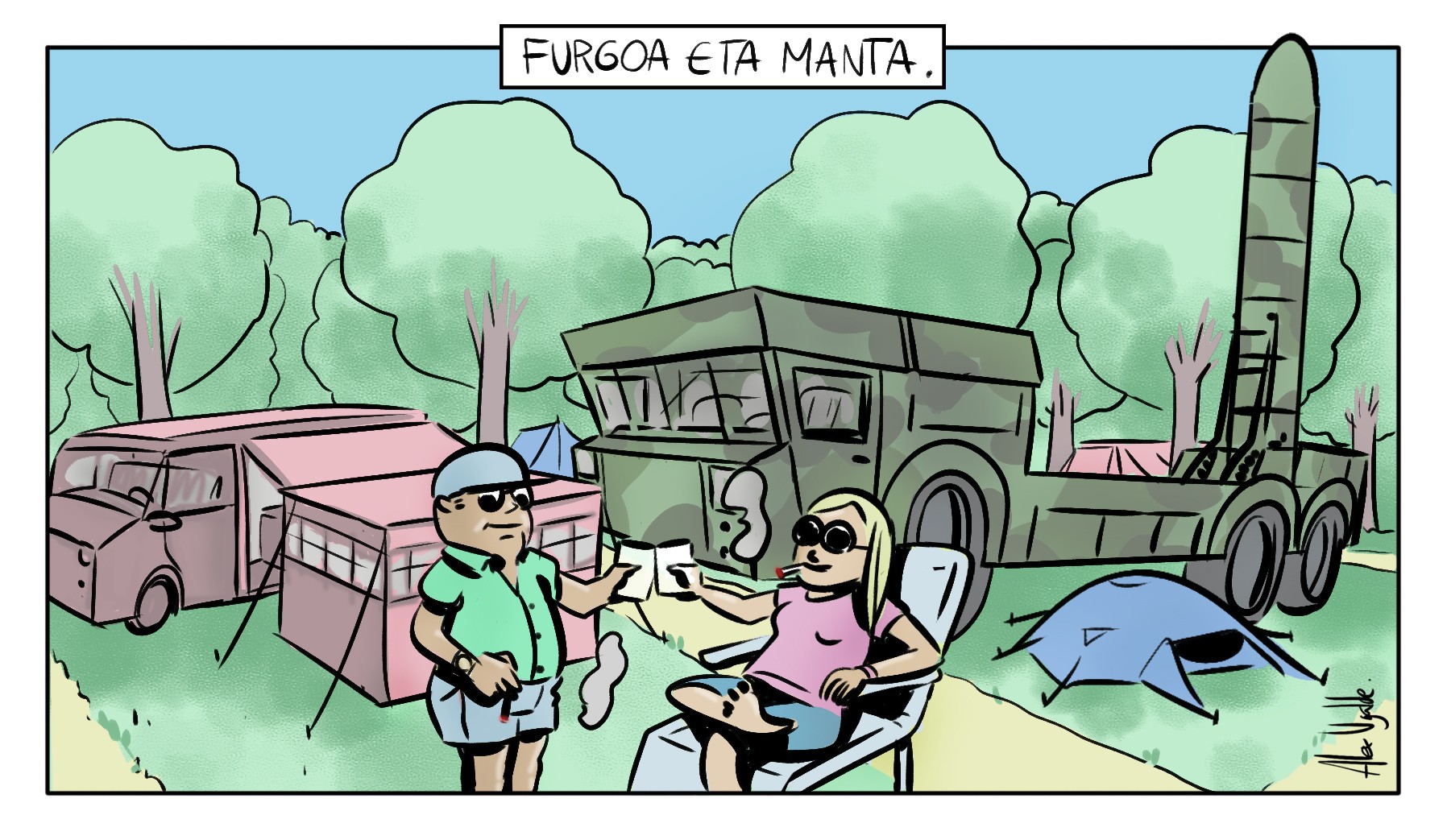 Furgoa eta manta