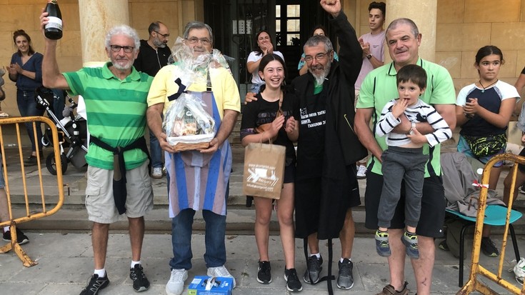 Hondarribi taldeak nagusitasunez irabazi du Elgetako patata tortilla lehiaketa
