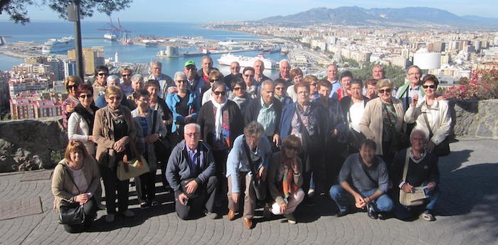 Erretiratuak pozik ibili dira Malaga aldean