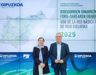 Gipuzkoako bidegorri erabilienen artean kokatzen da Bergara-Elorregi