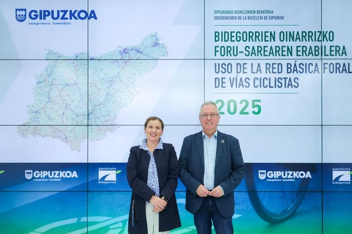 Gipuzkoako bidegorri erabilien artean kokatzen da Bergara-Elorregi