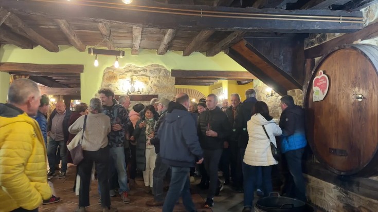 Txotx denboraldia ireki dute Iturrieta sagardotegian