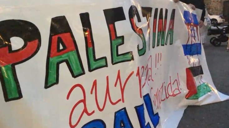 Mobilizazioa, bihar, Palestinari elkartasuna erakusteko