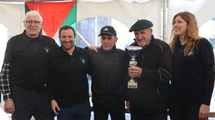 UDA eta Elgeta Euskal Herriko hiru-txirlo bola txapelketako podiumean