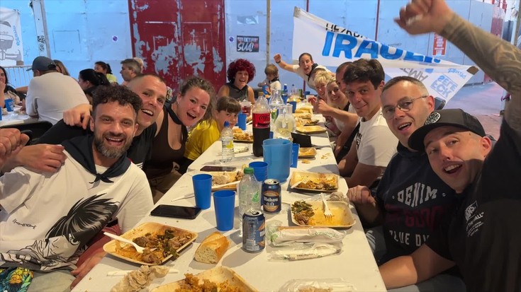 Jaietako lehen afarirako, paella goxoa familia giroan