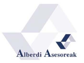Alberdi asesoreak logotipoa