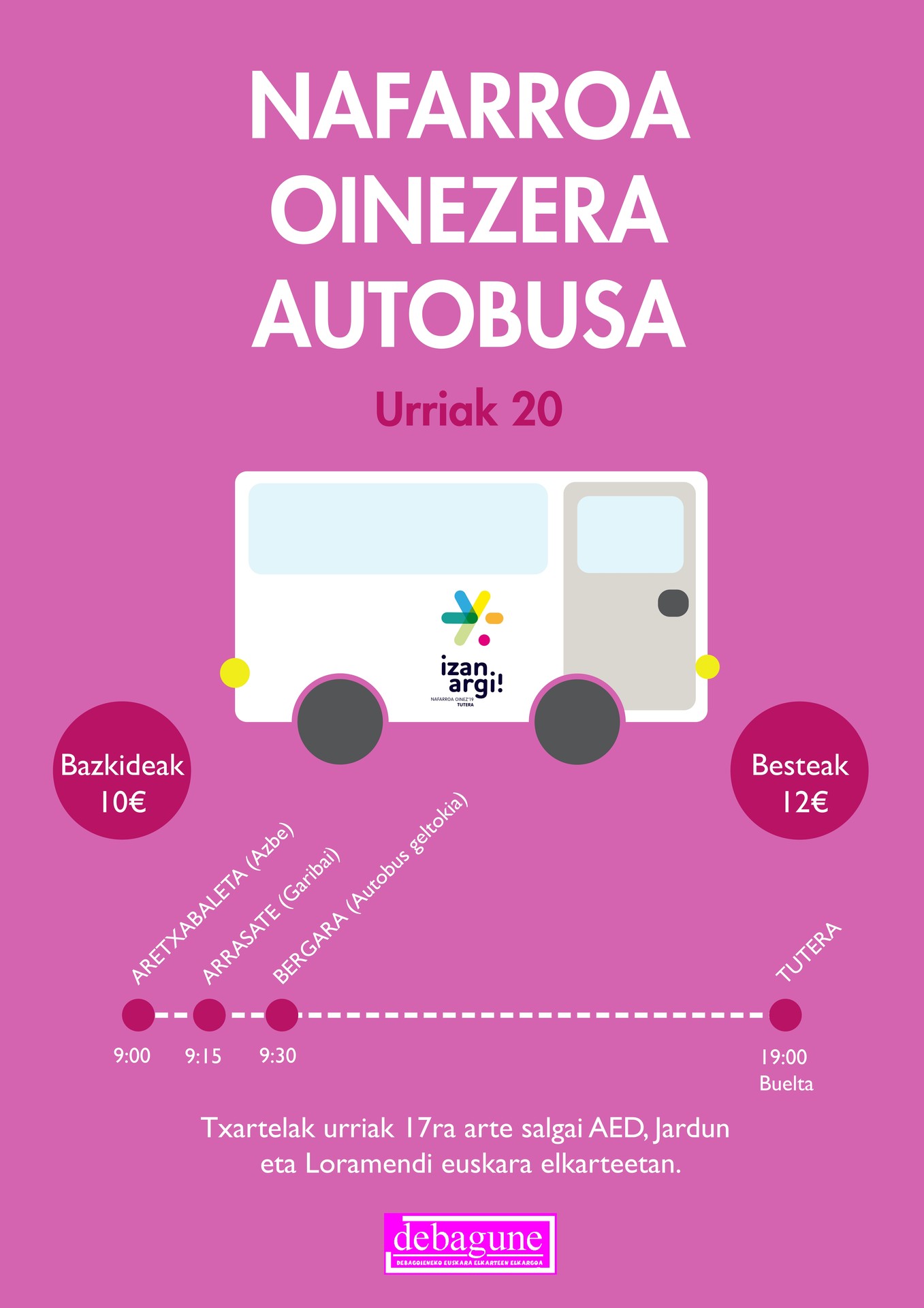 Nafarroa Oinezera autobusez