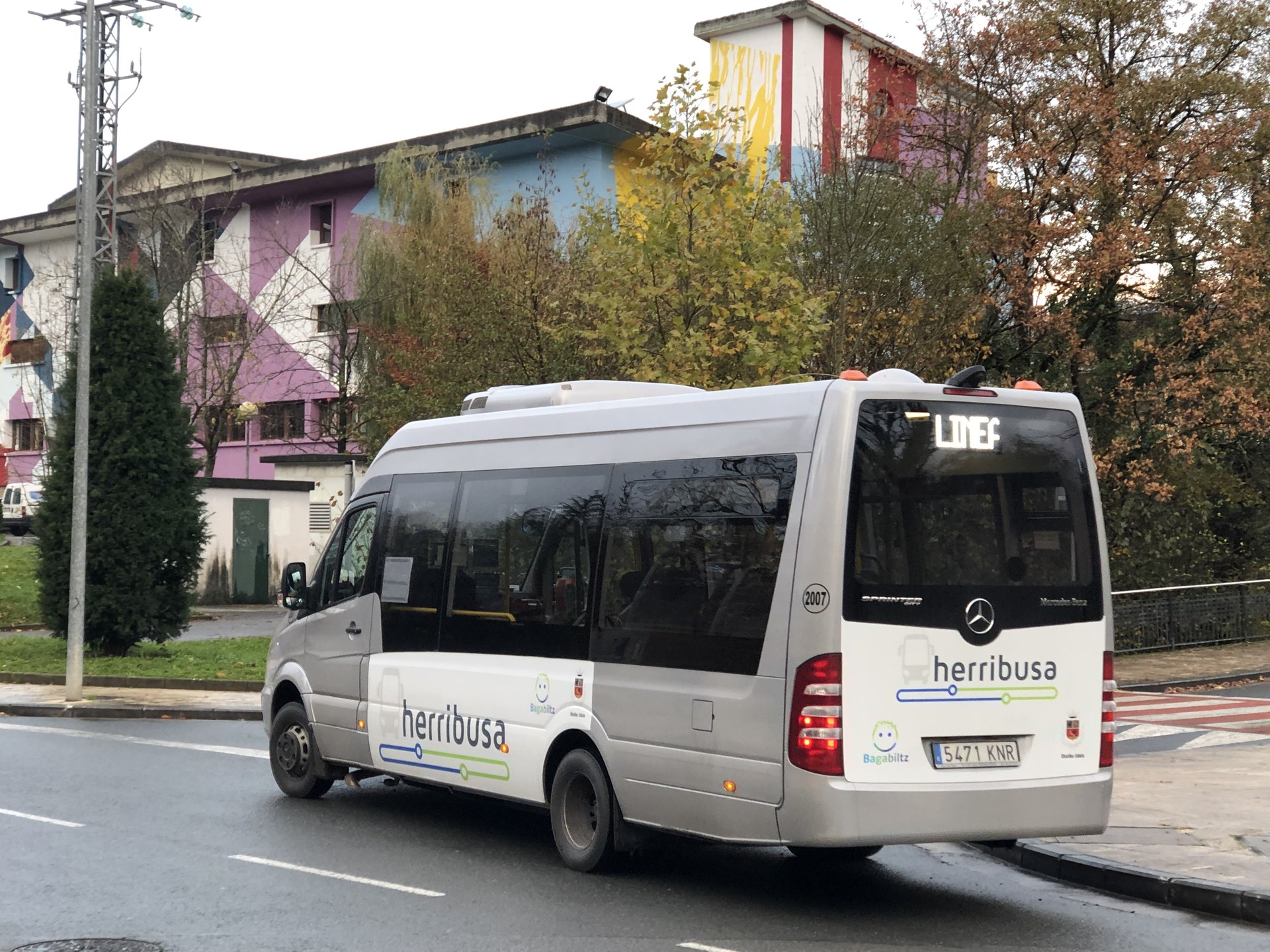 Herribusa goizetan ibiliko da bakarrik datozen bi astetan