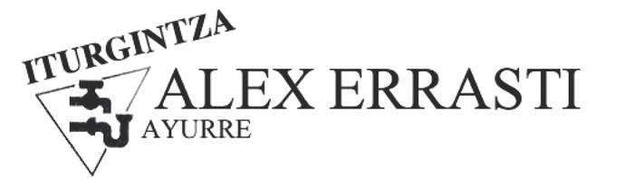 Alex Errasti iturgina logotipoa