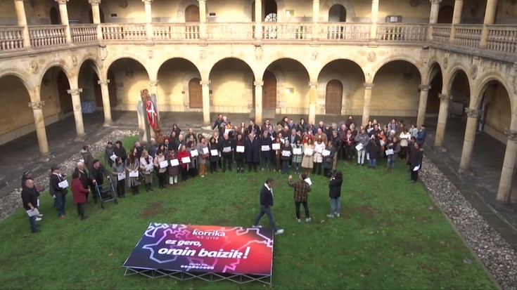Euskararen "pizkunde berri baten unea" dela aldarrikatu dute Korrikaren 45. urteurrenean, Oñatin