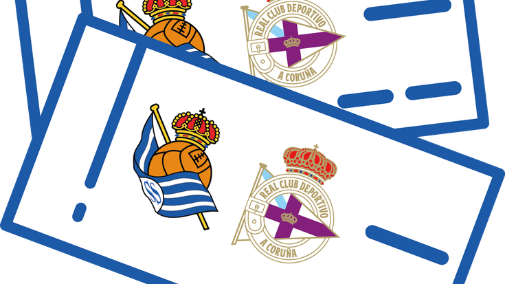 Realaren eta Deportivoren arteko partidarako sarrerak futbol zelaiko tokirik onenean!
