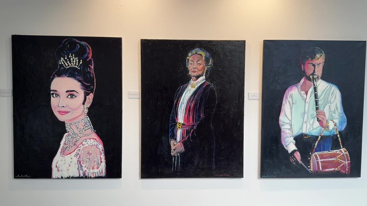 Ion Pousa Ruiz de Alegriaren koadroak Kulturaten