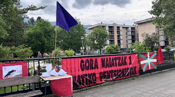 Langileen batasunaren alde egin dute Oñatiko pentsionistek