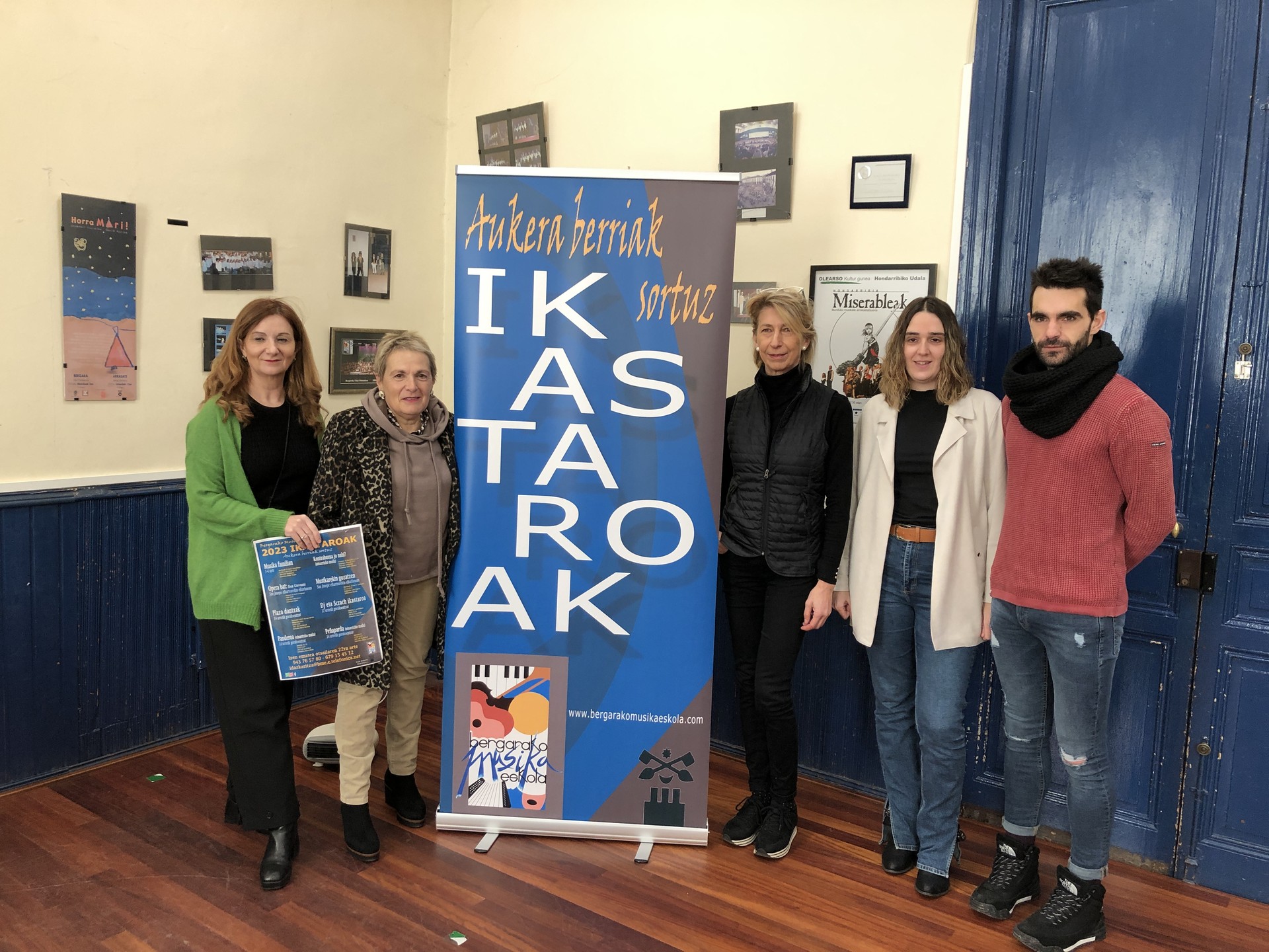 Bergarako Musika Eskolak ikastaroak emango dizkie herritarrei, bigarren urtez