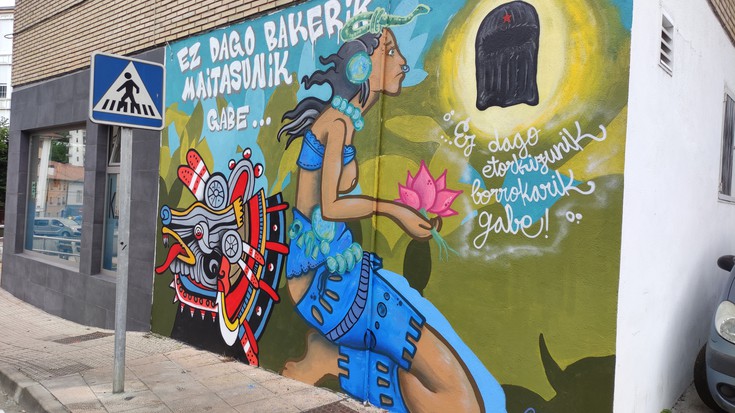 Mural zapatista amaituta