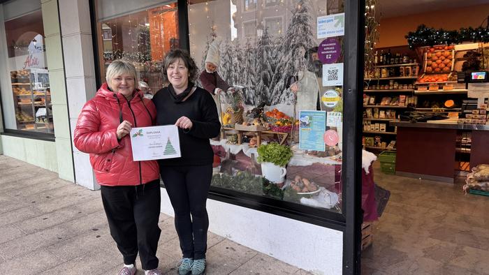 Boto gehien eskuratuta, Aixa fruta-dendak islatu du ondoen Gabonetako espiritua