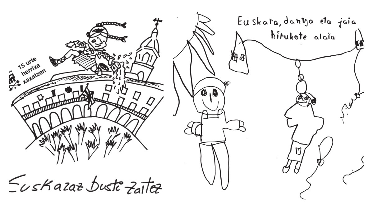 Zapian, Kaiet Azkarateren leloaz bat, Uzuri Osinalderen eta Eneko Ibañezen marrazkiak